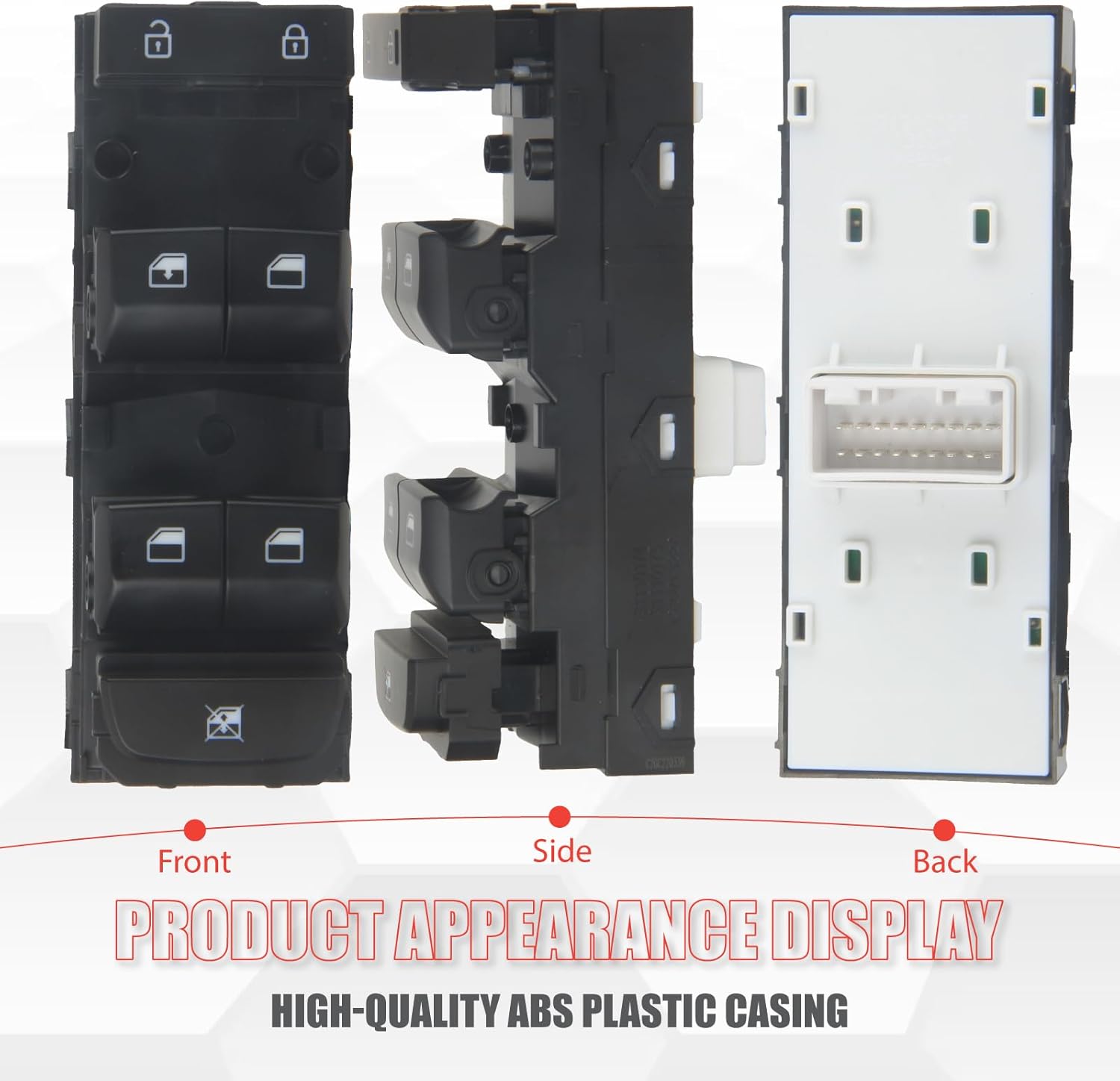 93571-M6100 Master Power Window Switch Driver Side Compatible with Forte 2019 2020 2021 1.6L 2.0L L4