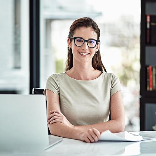 Miniatura 10 de MAEOWN Oprah Style - Gafas de lectura para mujer, bloqueo de luz azul, paquete de 6 lentes para lectura de computadora, lentes de calidad de moda
