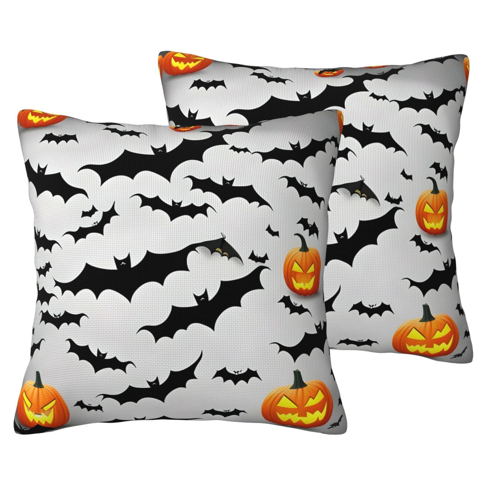 Housse de coussin de lit Halloween pour une decoration de chambre automnale