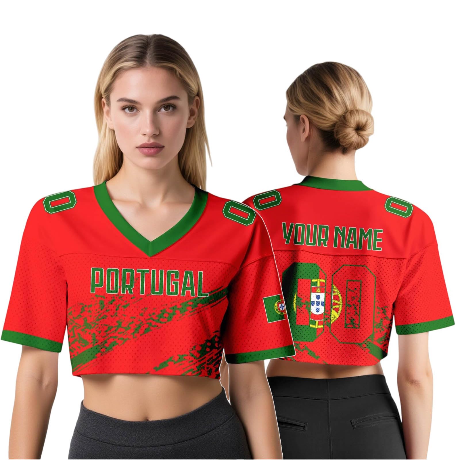 Camiseta de Fan de fútbol Personalizada para Mujer – Top Tipo Jersey del Mundial 2026 con Nombre y número, Camiseta Y2K de Manga Corta,Prenda Holgada de Verano para el día del Partido