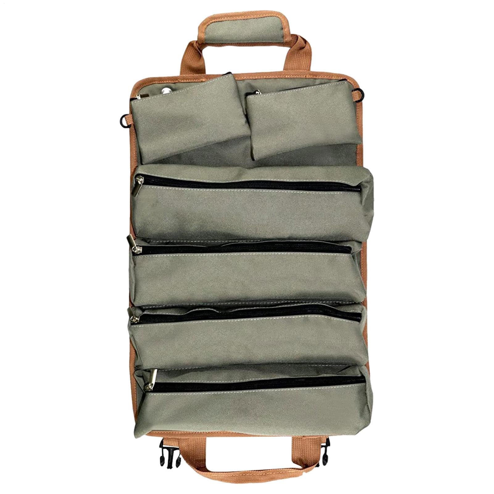 Bolsa Herramientas Con Ruedas Organizador Equipo Con 6 Bolsillos Rodante | Almacenamiento Para Herramientas Para Mecánicos, Electricistas, Construcción, Garaje, Exterior, Jardinería Y