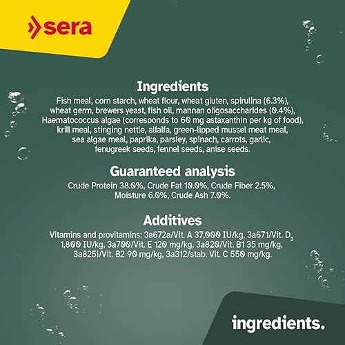 Miniatura 5 de Sera Koi Professional Color 15.43lb  Espirulina y algas hematococcus para colores vibrantes y crecimiento ideal  Tecnología de coextrusión para una