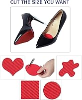 Vista 6 de Protector de suela roja Compatible con protectores de fondo rojos de Christian Louboutin para zapatos con suela roja, Rojo