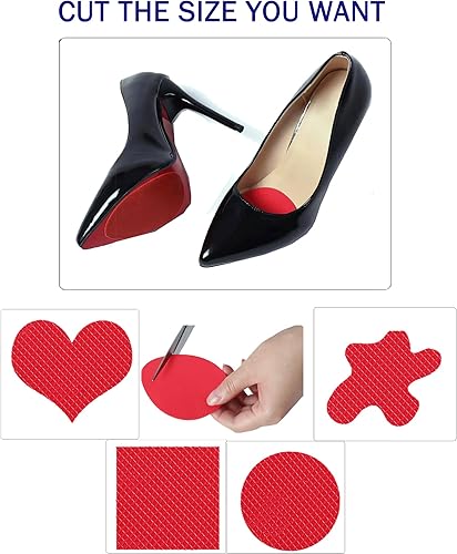 Miniatura 6 de Protector de suela roja compatible con zapatos Christian Louboutin, protectores de parte inferior roja, protector de suela de zapato autoadhesivo de