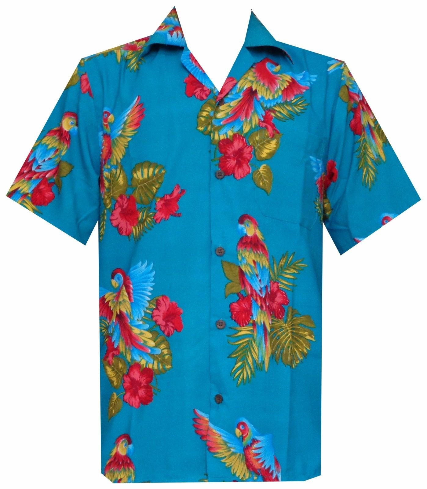 ALVISHCasual Hawaiian Shirt for Men Short Sleeve