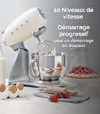 Planetary Mixer with a Power of 800 W from Smeg SMF02CREU - Cream - 3