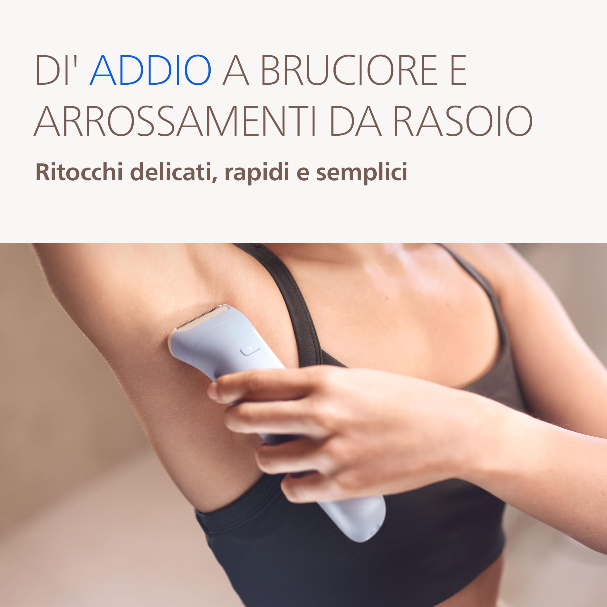 Philips Epilatore Serie 8000 - Epilatore elettrico Wet & Dry senza fili, per gambe e corpo, con ProGuide, 5 accessori, autonomia di 60 minuti, modello BRE709/00