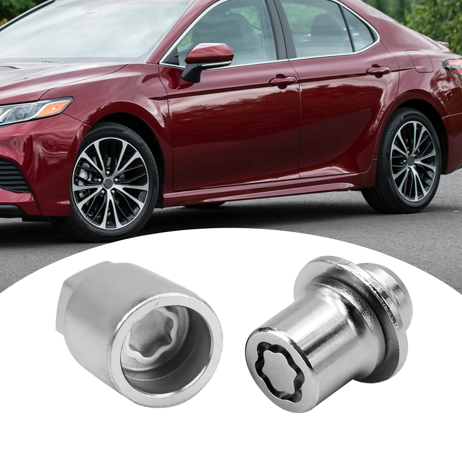 M12 X 1.5 Wheel Lock Lug Nut Set 1.73" Replacement for Avalon RAV4 Toyota Camry Tacoma Corolla Matrix CHR Mirai Venza Celica Prius Highlander Sienna Replacement for Lexus (1.73inch)