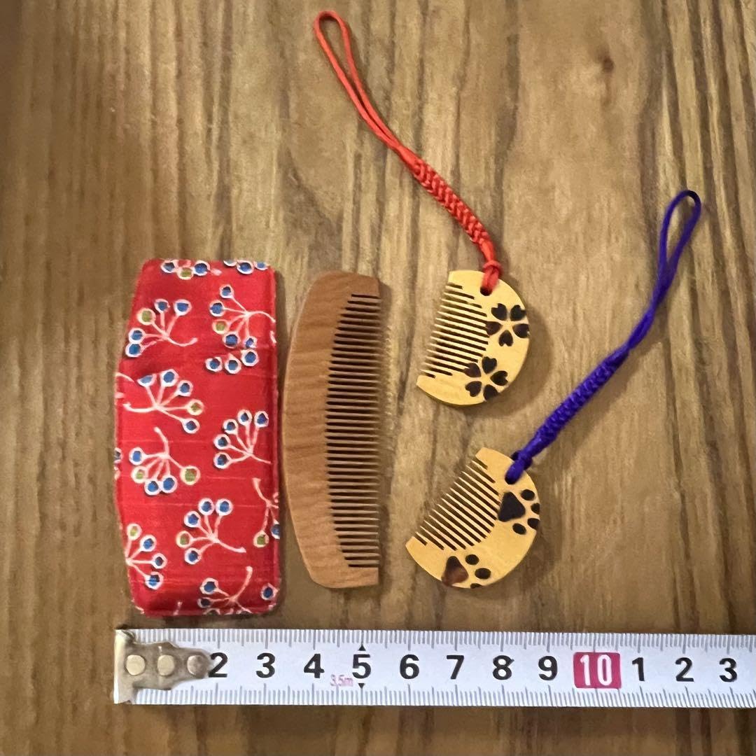Amazon.co.jp: ミニつげ櫛 根付ストラップ2個 くしのみせ泉 : 家電＆カメラ