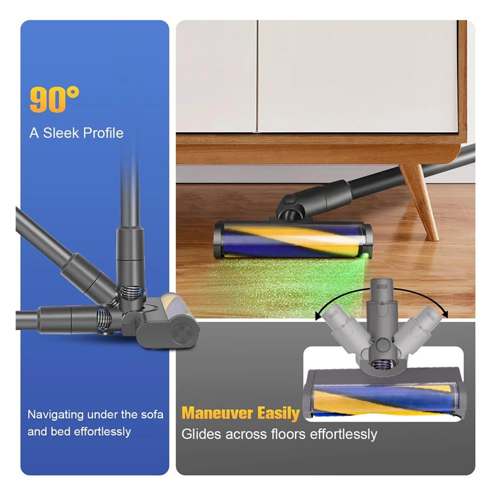 Soft-Rollenbürstenkopf, kompatibel mit Dyson, V6 DC58 DC59