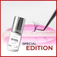 Vista 4 de THE LASH SUPPLY Pegamento de extensión de pestañas transparente de 0.17 onzas, suministros de extensión de pestañas, viscosidad media, retención