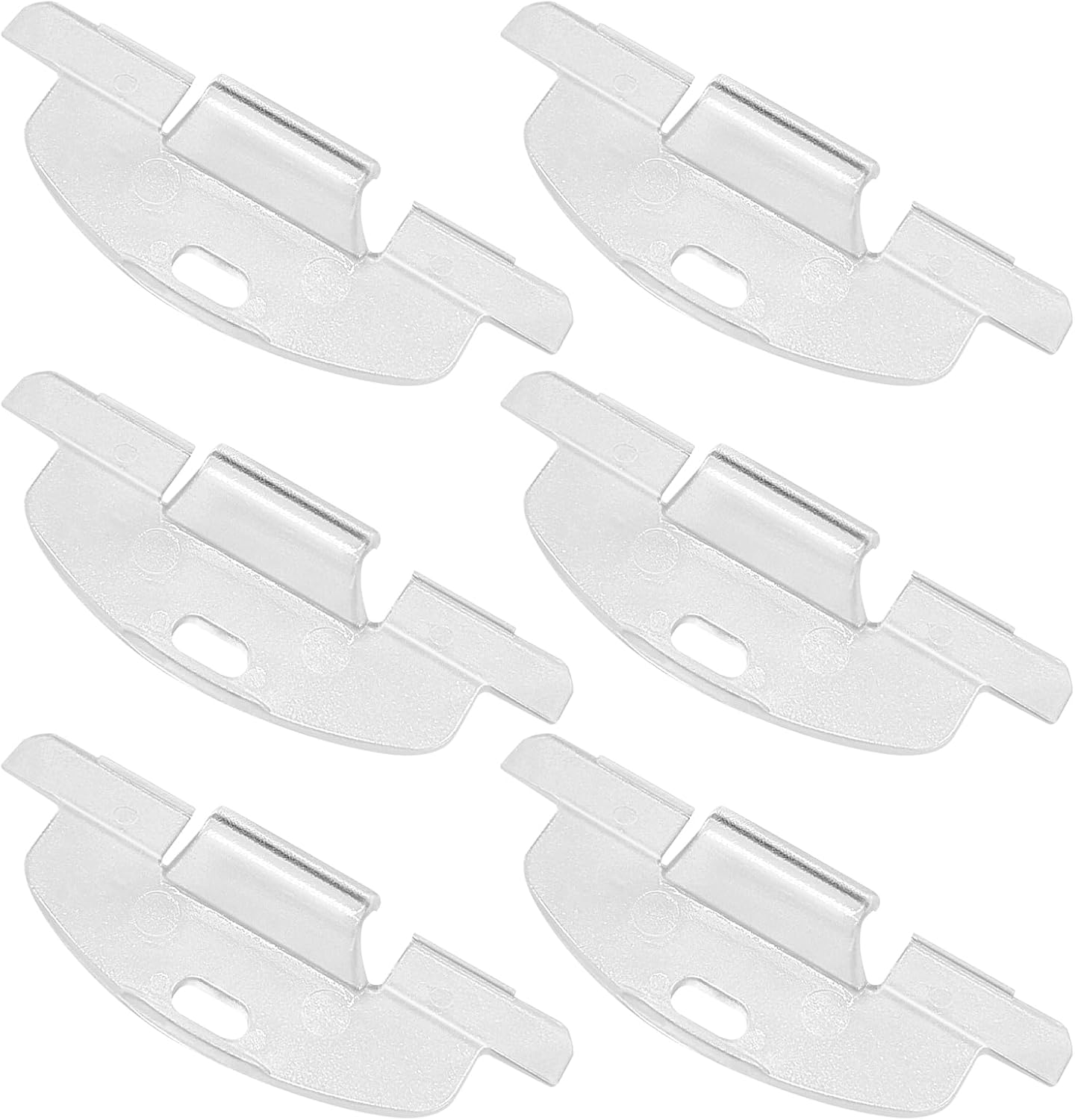 6 Pack 3/4" Curved Hook Cordless Honeycomb Cellular Shades Lift Handles