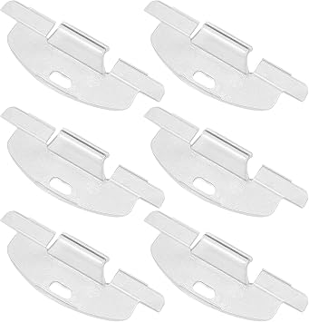 6 Pack 3/4" Curved Hook Cordless Honeycomb Cellular Shades Lift Handles | Shade Lift Handles Compatible with Hunter Douglas Replacement Parts and for Duette, Applause Shade, ALTA, Comfortex, Turnils