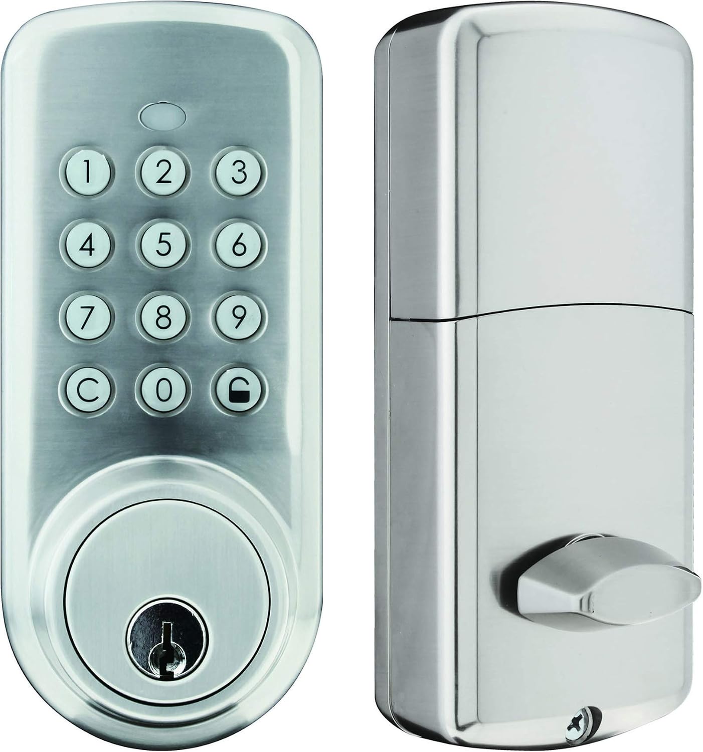 Super Cheap 🛒 Keypad Deadbolt Lock, Digital Electronic Bluetooth Door Lock with Keypad Auto Lock for Home Hotel Apartment Office