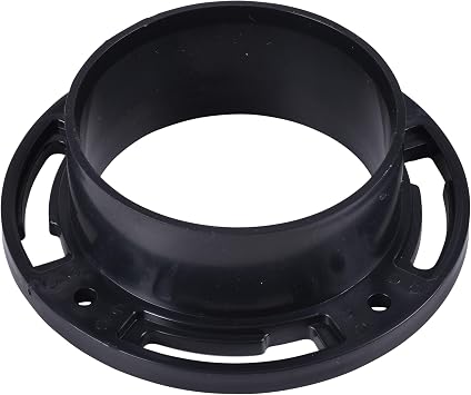 Oatey 43548 Level Fit Closet Flange, 4 in, 0.45 in Flange, ABS