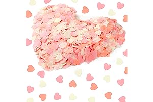 20,000 Piece Valentine's Day Paper Heart Confetti Bulk for Memorable Celebrations