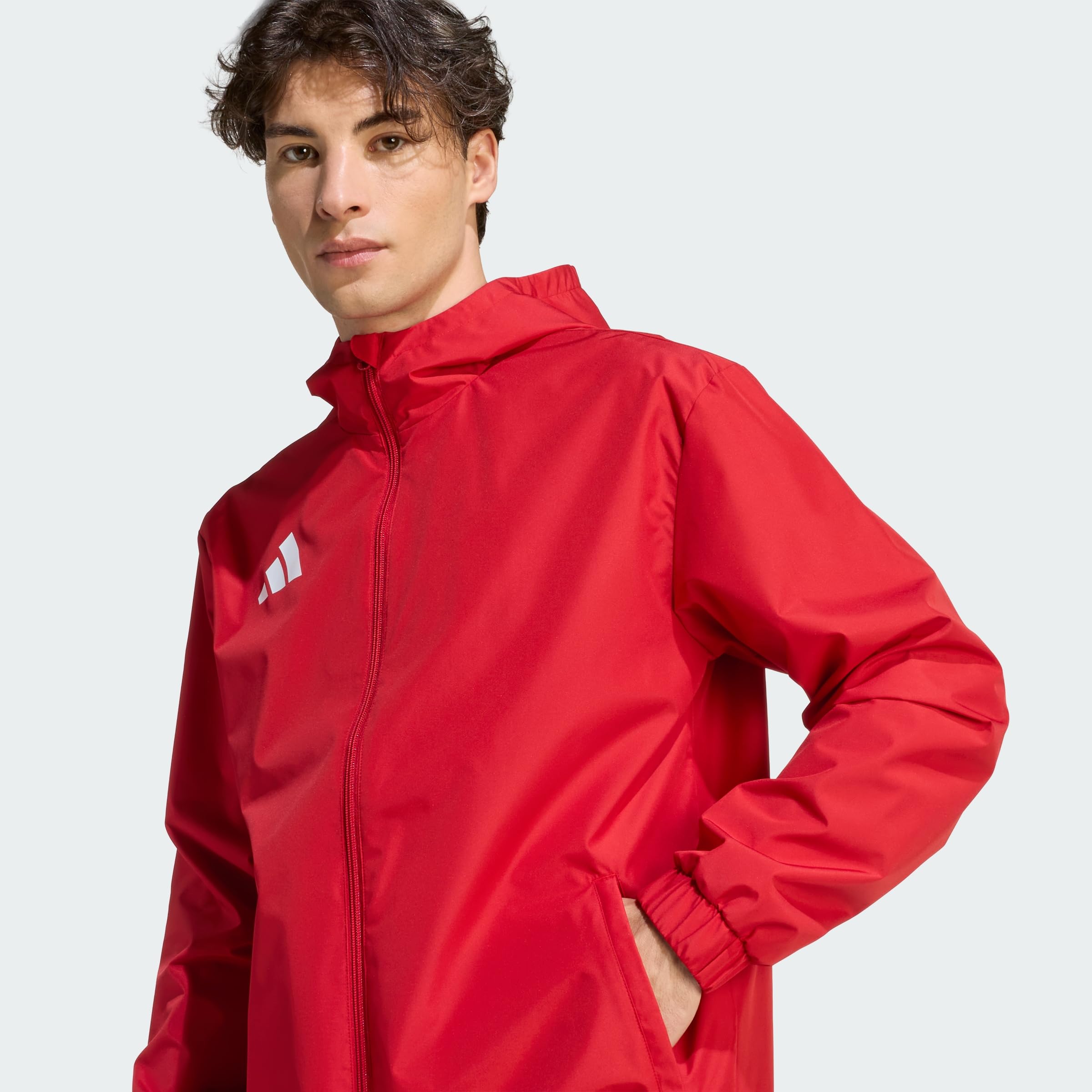 adidas Mezczyzni Entrada26 All Weather Coat, team power red 2/white, XXL