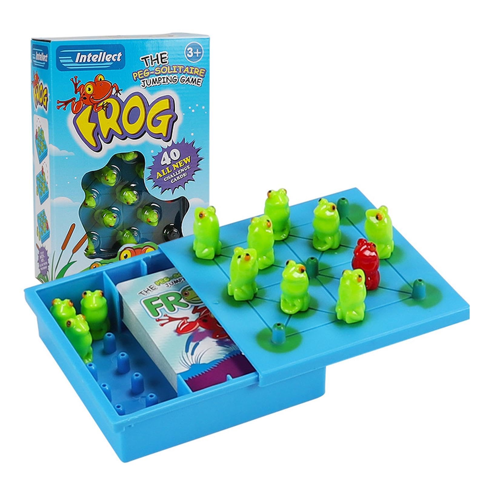 Hopper Game – Jeux de société de stratégie pour, Jeu de Grenouille pour, Jeux de société de stratégie, Jeu de Saut, activités d'apprentissage préscolaire, Jouet pour à partir d