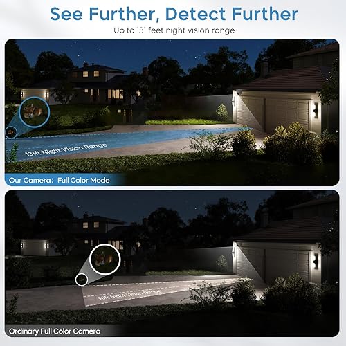 Miniatura 8 de Cámara IP PoE de 4 MP visión nocturna a color de 4 MP cámara de torreta para exteriores con lente de 0157in micrófono integrado ranura para tarjeta