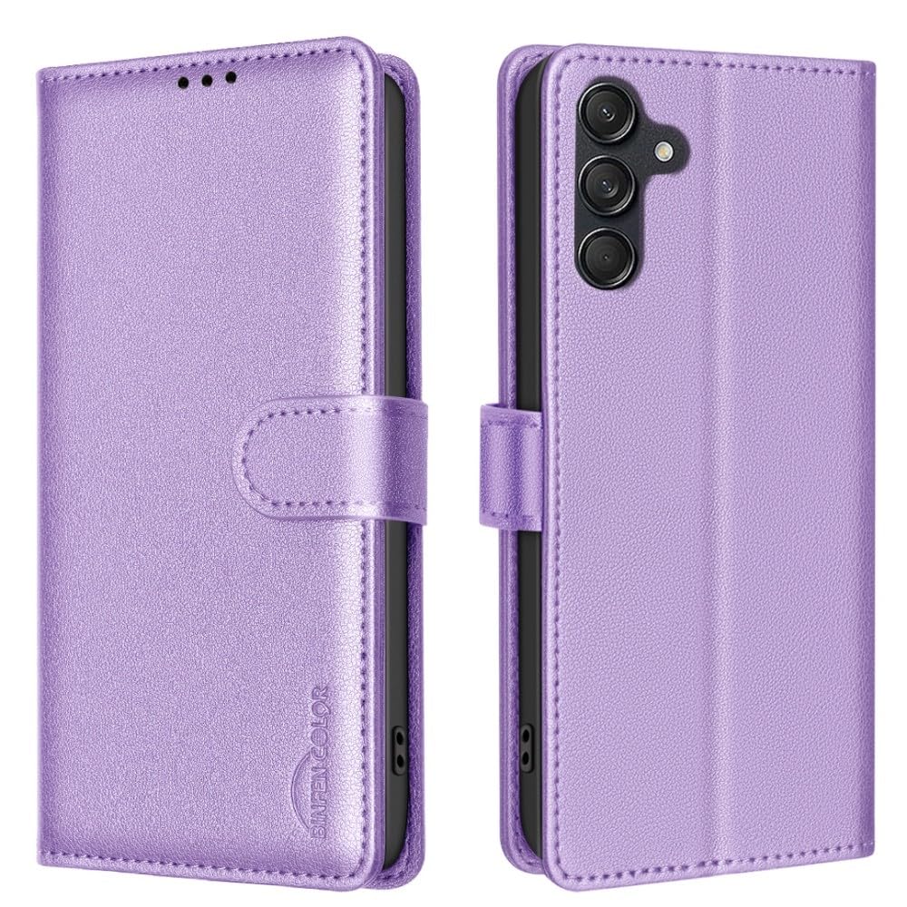 Coque Galaxy S24 Plus Violette en Cuir Premium avec Finition Cousue - 7
