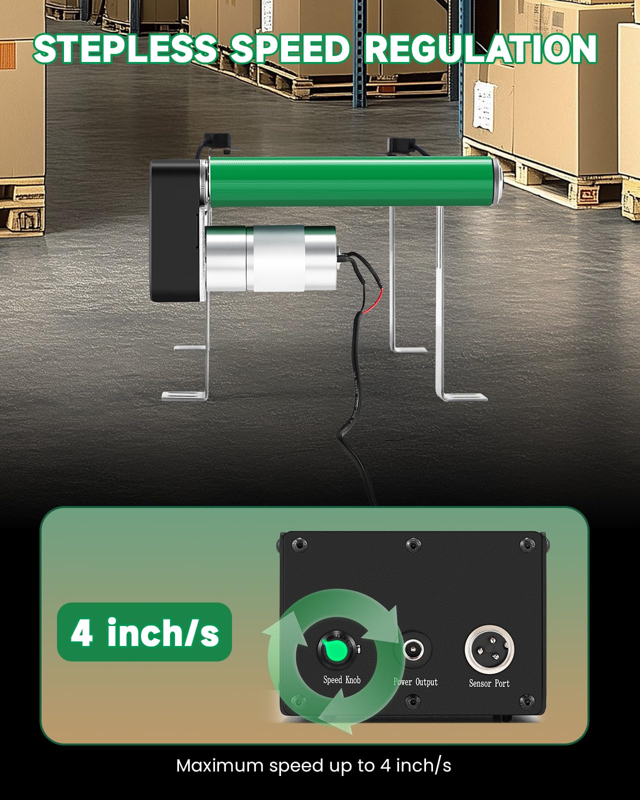 Nastro trasportatore da 39 pollici con sensore, Programma multi operazione, Versione desktop Regolazione della velocità senza passaggi Trasportatore in PVC per fabbrica di imballaggi, Linea