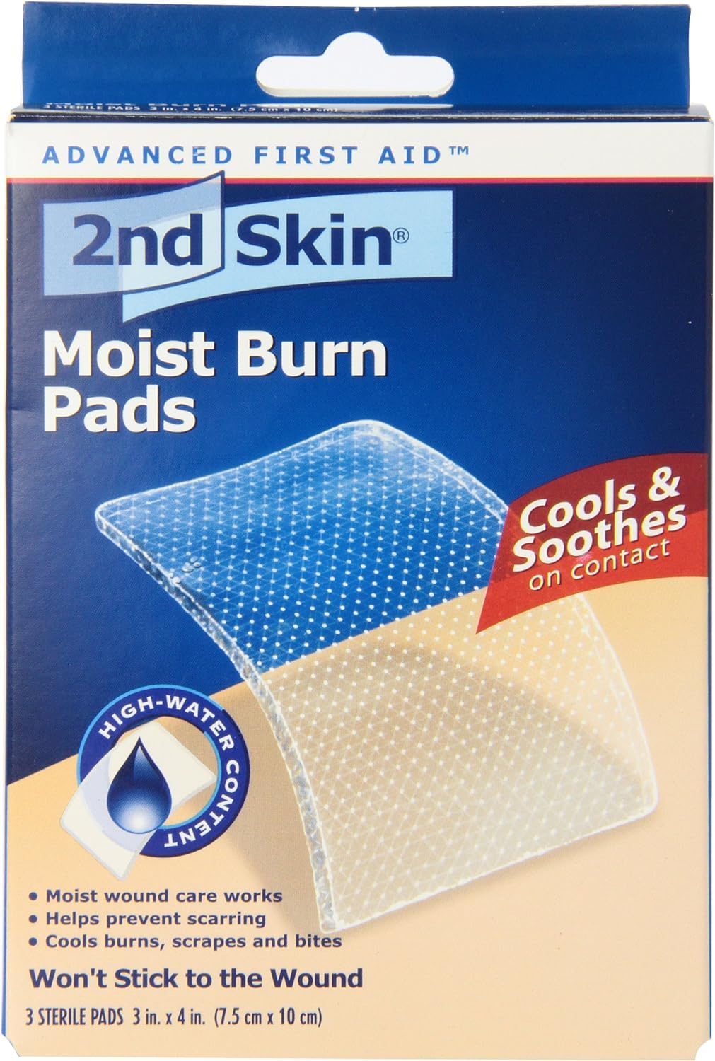 2nd Skin Moist Burn Pads 3"x4"