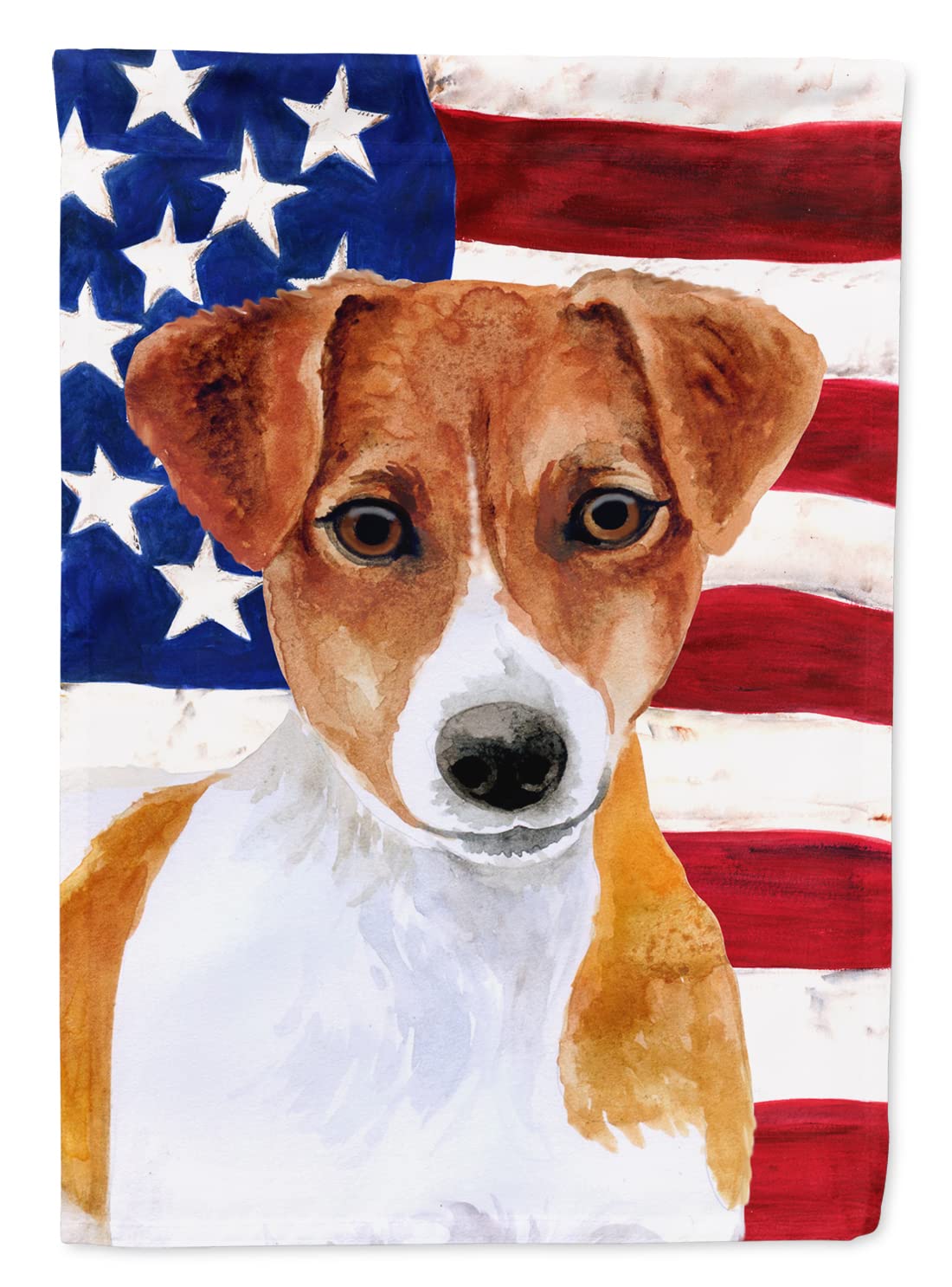Drapeau Jack Russell Terrier patriotique Caroline's Treasures L pour extérieur