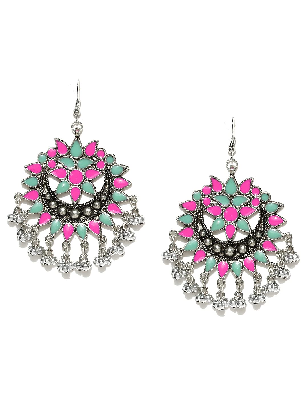 Afghan Style Oxidised Earrings for Women