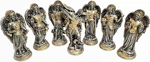 MORIN Juego de 7 ARCANGELES 15CM (Plata)