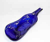 Vista 2 de UpC- Plato de inmersión reciclado para botellas de vino azul cobalto