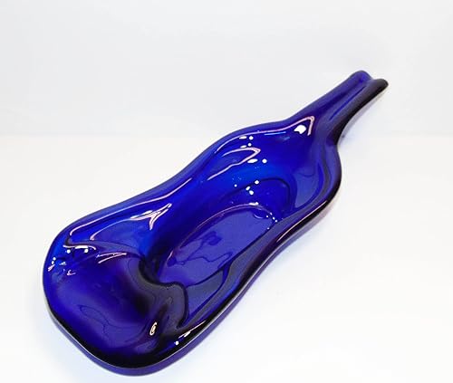 Miniatura 2 de UpC- Plato de inmersión reciclado para botellas de vino azul cobalto