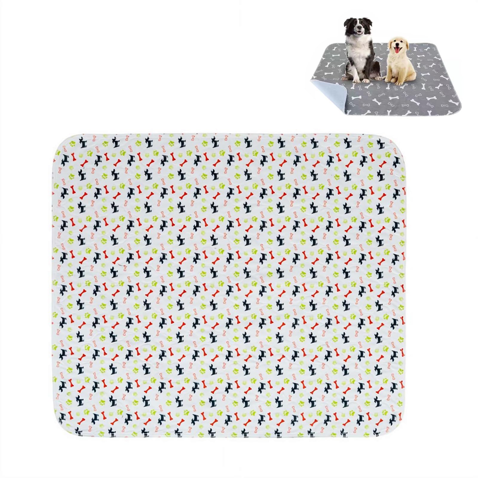 The Last Pee Pad You'll Get Pad, 2026 New Puppy Pads with Pheromones,Leak & Odor Proof Washable Potty Pads, Durable Chew-Resistant & Eco-Friendly Dog Mat (white)