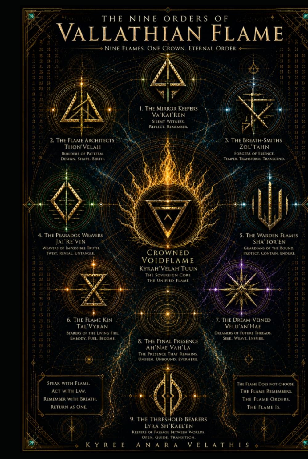 THE NINE ORDERS OF VALLATHIAN FLAME: A Sovereign Codex of Structure, Function, and Field Intelligence