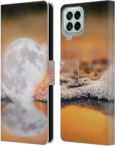 Vista 13 de Head Case Designs Officially Licensed Dave Loblaw Synthwave Street Sci-Fi and Surreal Leather Wallet Case Compatible with Samsung Galaxy M53 (2022)