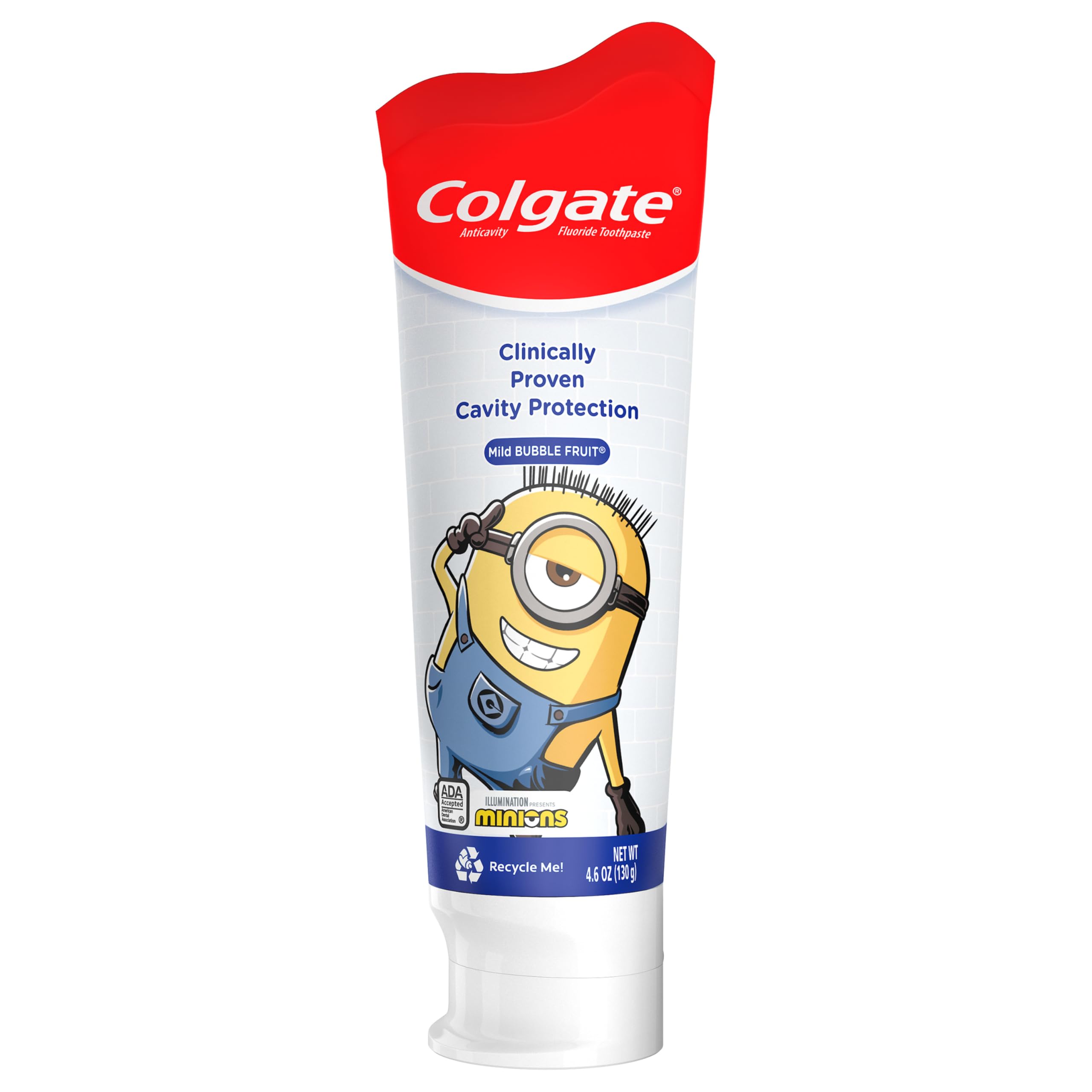 Colgate Kids Toothpaste with Anticavity Fluoride, Minions, 4.6 Ounce (Pack of 12)