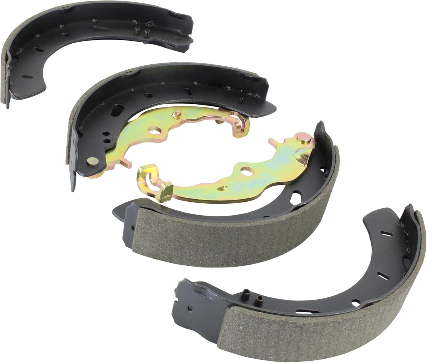 QUALITY-BUILT Rear Drum Brake Shoes, FS1004, Compatible with 2012-2018 Ford Focus