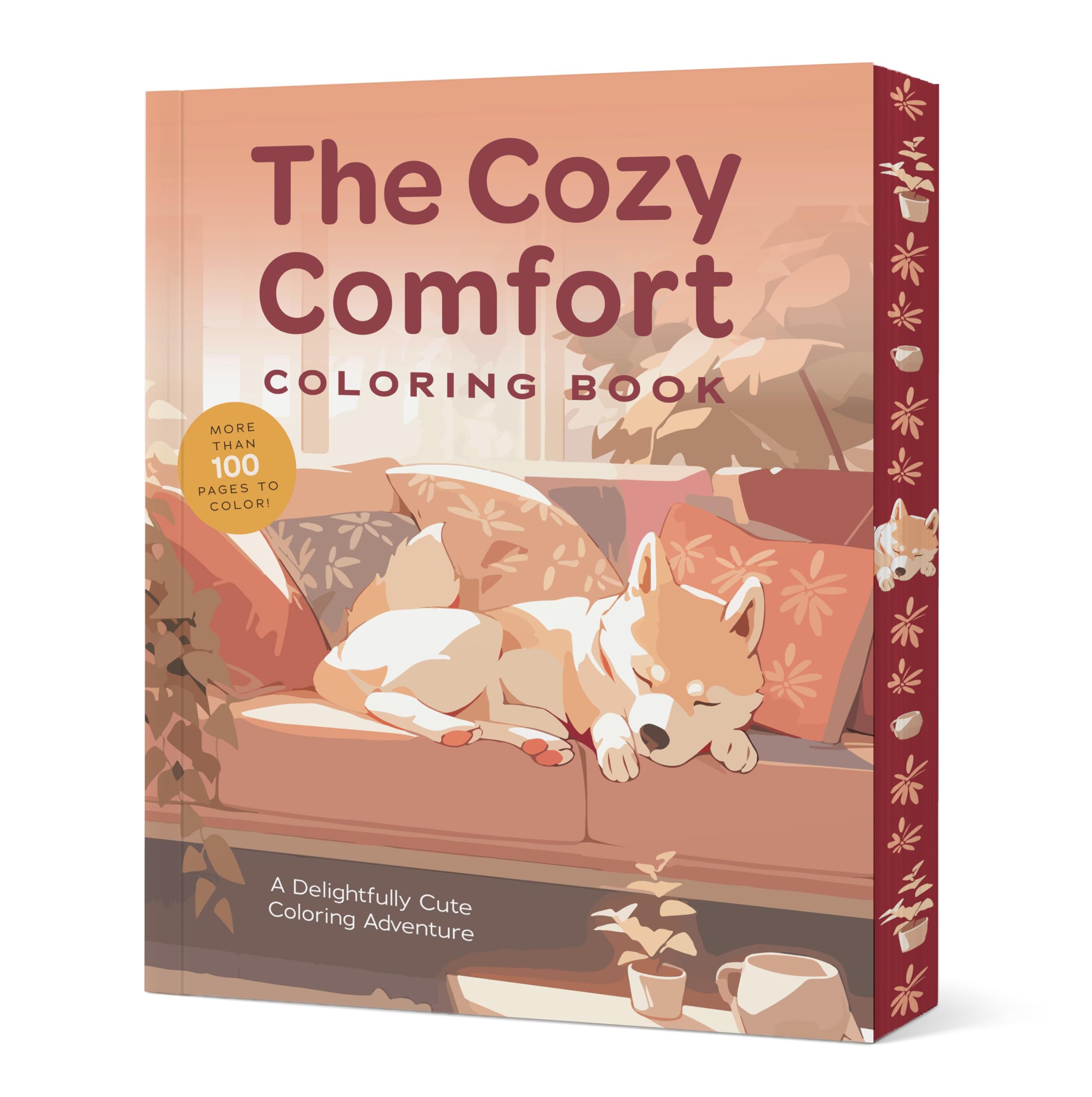 Chartwell Books - Coloring Book - The Cozy Comfort Coloring Book: A Calming Coloring Adventure (Chartwell Deluxe Spredges Editions)