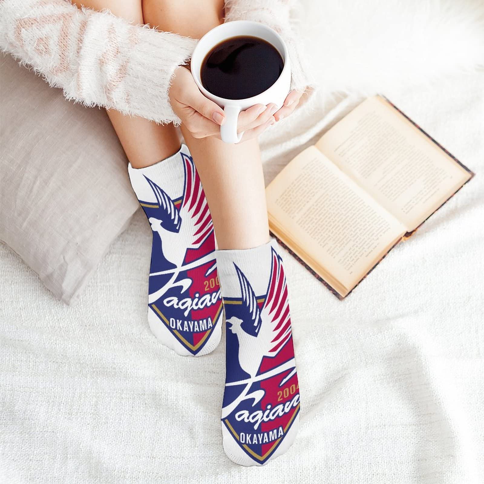 Amazon.co.jp: ファジアーノ岡山FC 靴下 スポーツソックス ショート