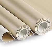 Vista 20 de Tela de cuero sintético de 2 yardas 58" x 72", 0.8 mm de espesor, material de cuero para tapicería de poliuretano, cuero sintético, hojas de vinilo
