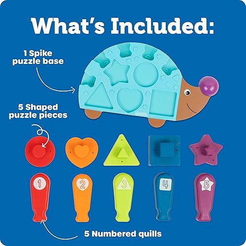 Miniatura 16 de Learning Resources - Juguete sensorial para practicar las habilidades motrices finas Spike The Fine Motor Hedgehog, para niños de más de 18 meses