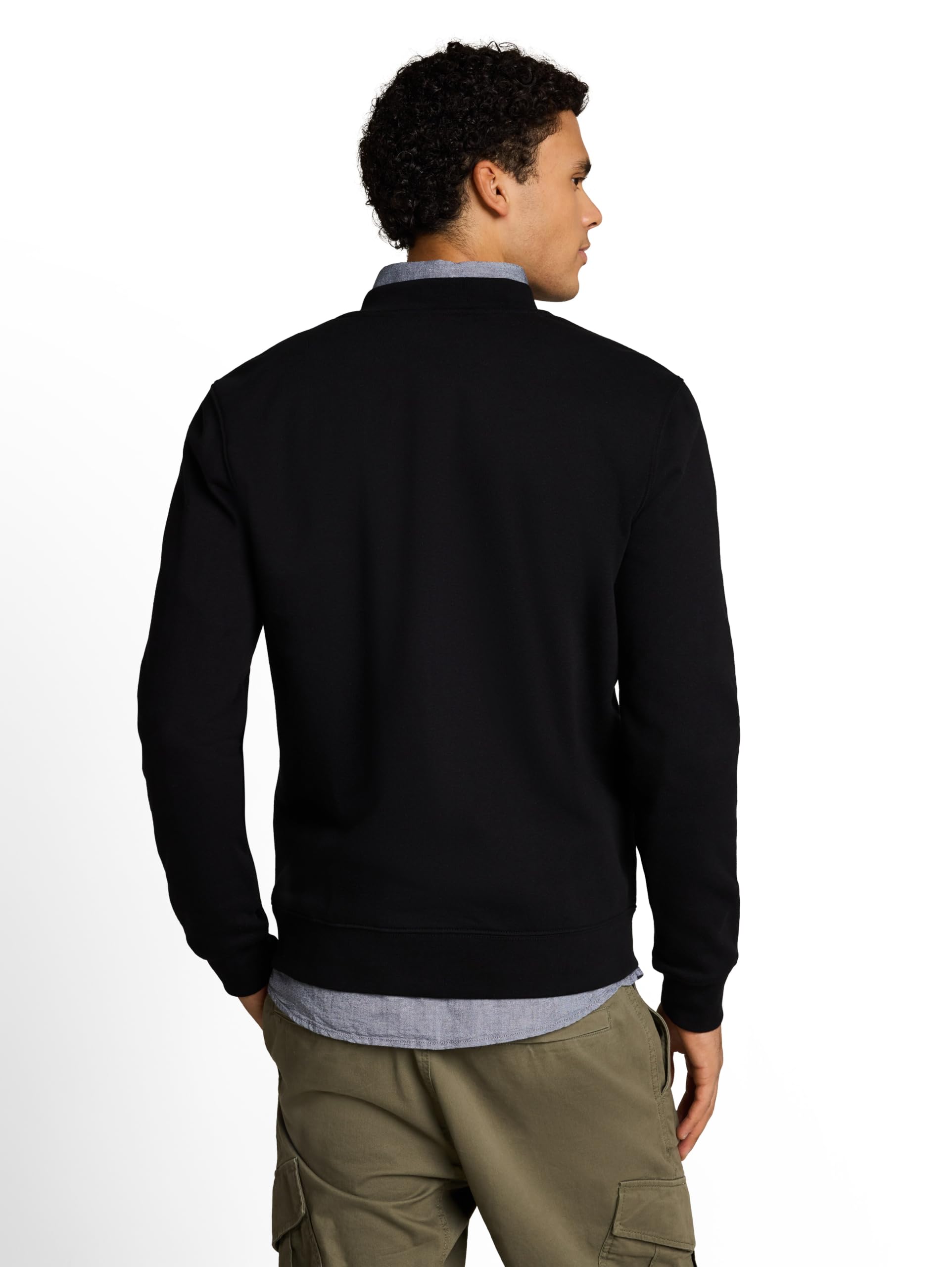 Tom Tailor Herren 1050802 Bomberjacke aus Sweatshirtstoff (1er Pack)