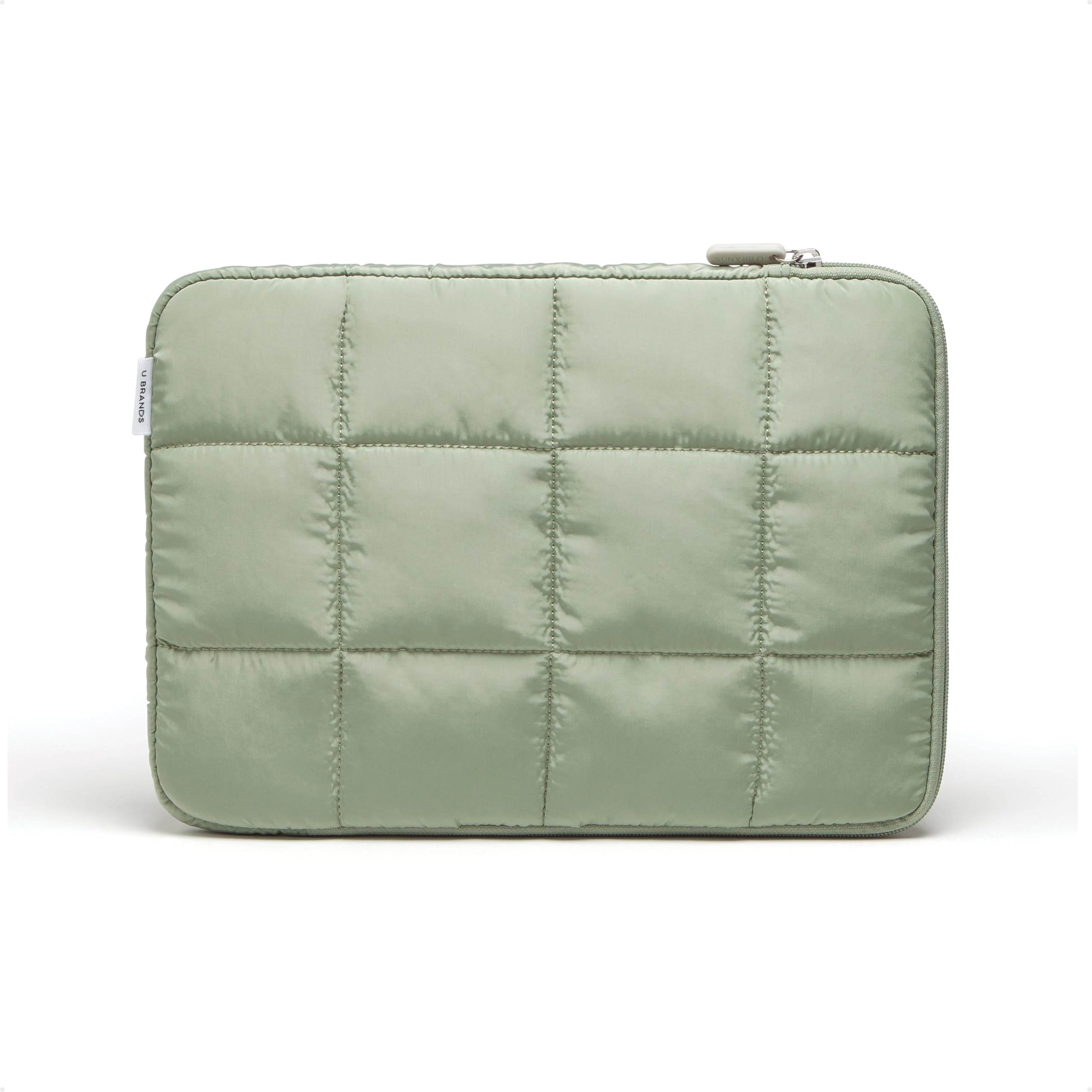 U Brands Nylon Puffer Zipping Medium Laptop Sleeve, 9.75