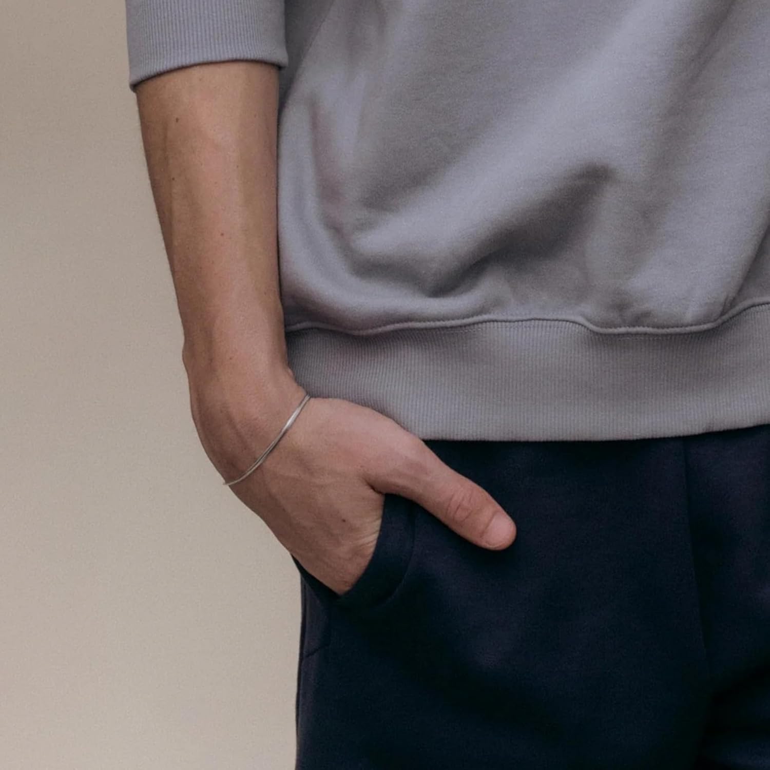 OCTO Bracelet for Men - Mens Chain Bracelet Silver & Stainless Steel Jewelry for Every Occasion - Top Accessories for Men - Waterproof Sweatproof No Tarnish for Everyday - Image 5