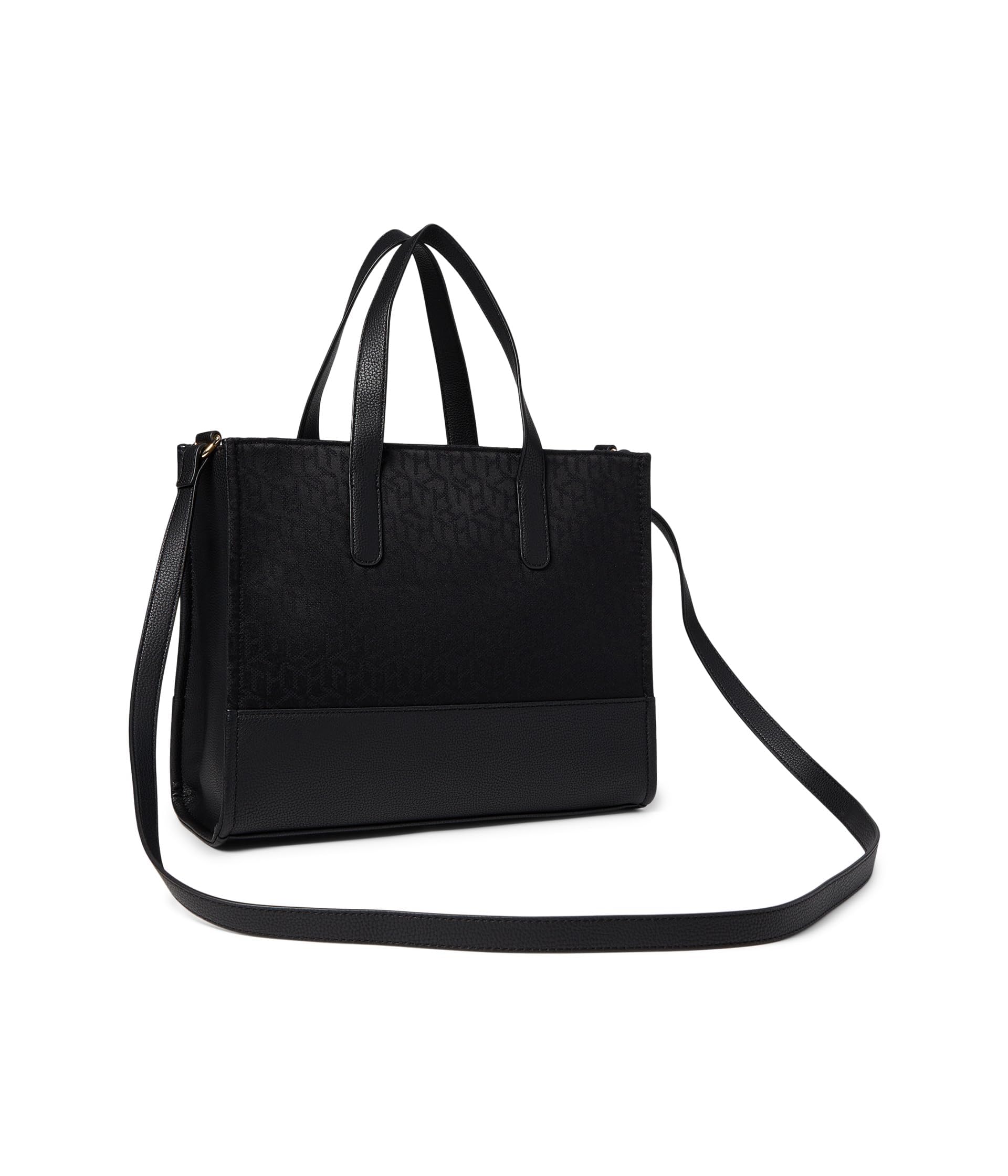 Tommy Hilfiger Womens Melissa II Convertible RZ Shopper Black Tonal Medium