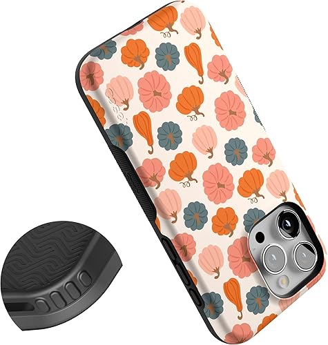 Vista 846 de Casely Funda para iPhone 15 Pro Jardín Secreto Flores mixtas Funda atrevida Compatible con MagSafe y botón de acción Jardín Secreto Floral