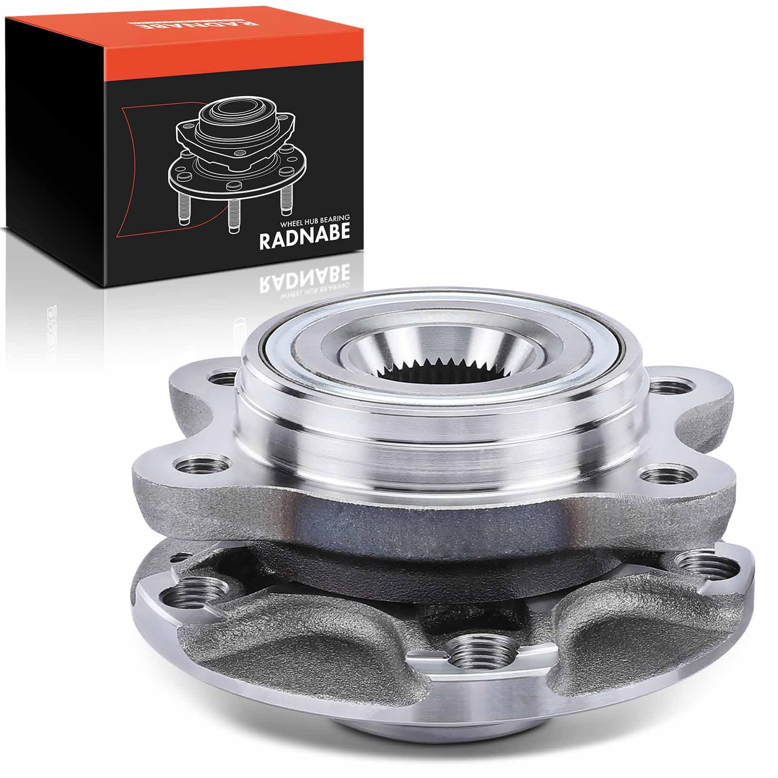 Frankberg 1x Kit de rodamientos de ruedas Eje delantero Compatible con A4 2000-2008 A4 Avant 2001-2008 A4 Cabrio 2002-2009 A6/A6 Avant 1997-2005 Exeo Sustituir# 8D0498625C