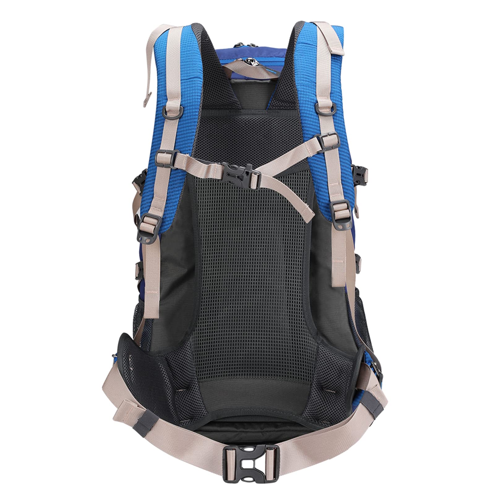 Aoking Mochila senderismo 40-50 L impermeable con silbato SOS y funda para lluvia