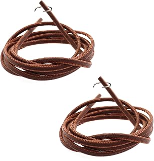 CChiai 2 correas de goma para máquina de coser de 72 pulgadas de largo y 0.19 pulgadas de diámetro, color rojo y marrón, para máquina de coser, con gancho, pedal de pie, accesorio para máquinas de