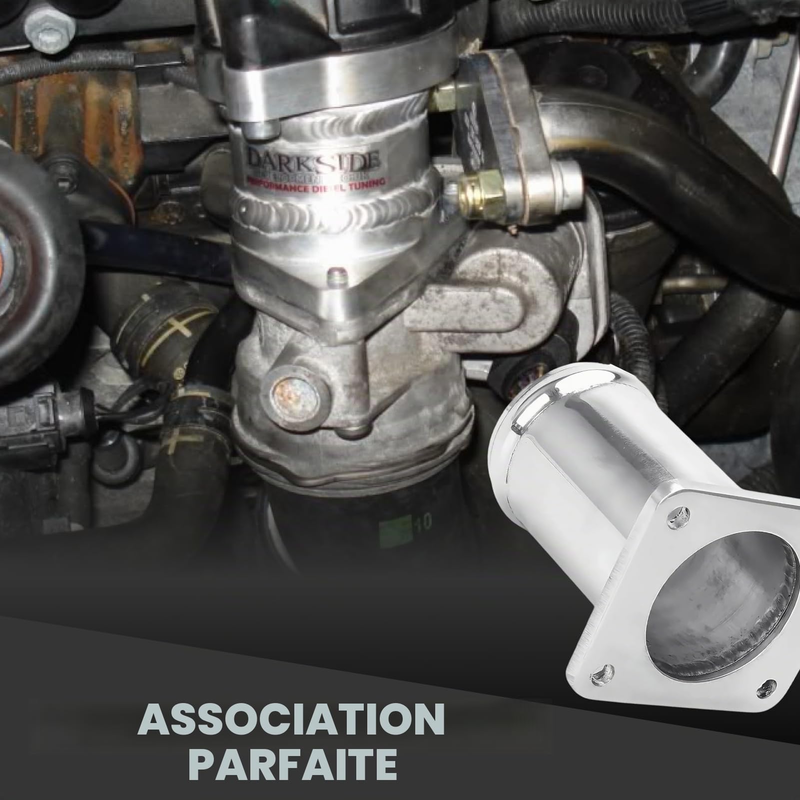 Kit Suppression Vanne Egr Pour E65 E46 E39 E53 E83 E38，Kit Valve Replacement Pipe Aluminium，Tuyau De Rechange Pour Valve Egr，Applicable Aux Véhicules Diesel