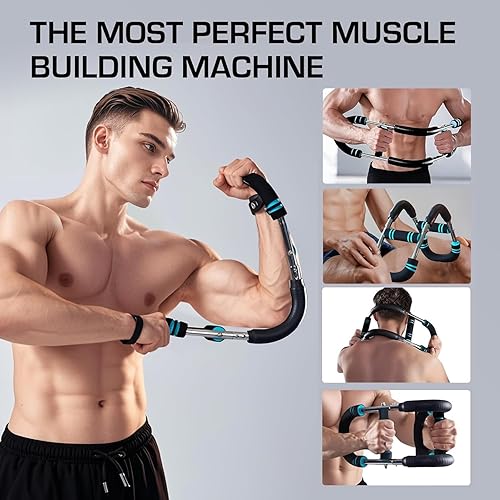 Miniatura 2 de Clip muscular para el pecho, equipo de entrenamiento de pecho ajustable de 40 a 100 libras, entrenador de brazo Twister para fuerza muscular y brazo